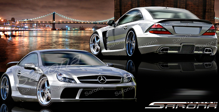 Custom Mercedes SL  Convertible Body Kit (2009 - 2012) - $9500.00 (Manufacturer Sarona, Part #MB-050-KT)